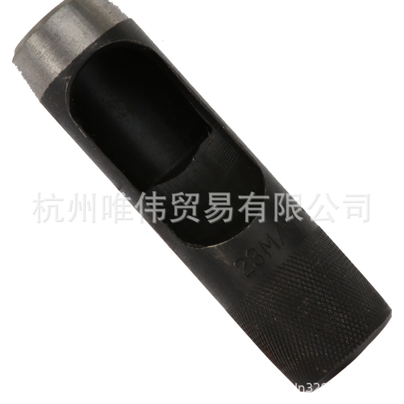 Cinturón negro de perforación manual de trabajo de cuero herramienta de perforación alemán punzonadora punzonado redondo punzonado suministro directo de fábrica