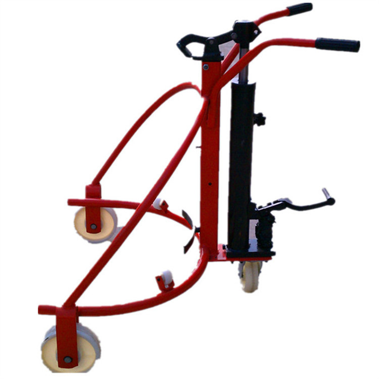 170公斤铁桶油桶搬运车 圆桶搬运装卸车 COY0.3T液压油桶车