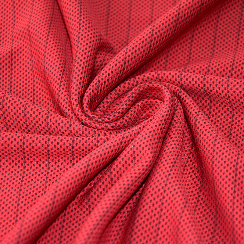 新款冷感凉感双色网眼蜂巢布运动面料抱枕T恤球衣运动冷感毛巾布