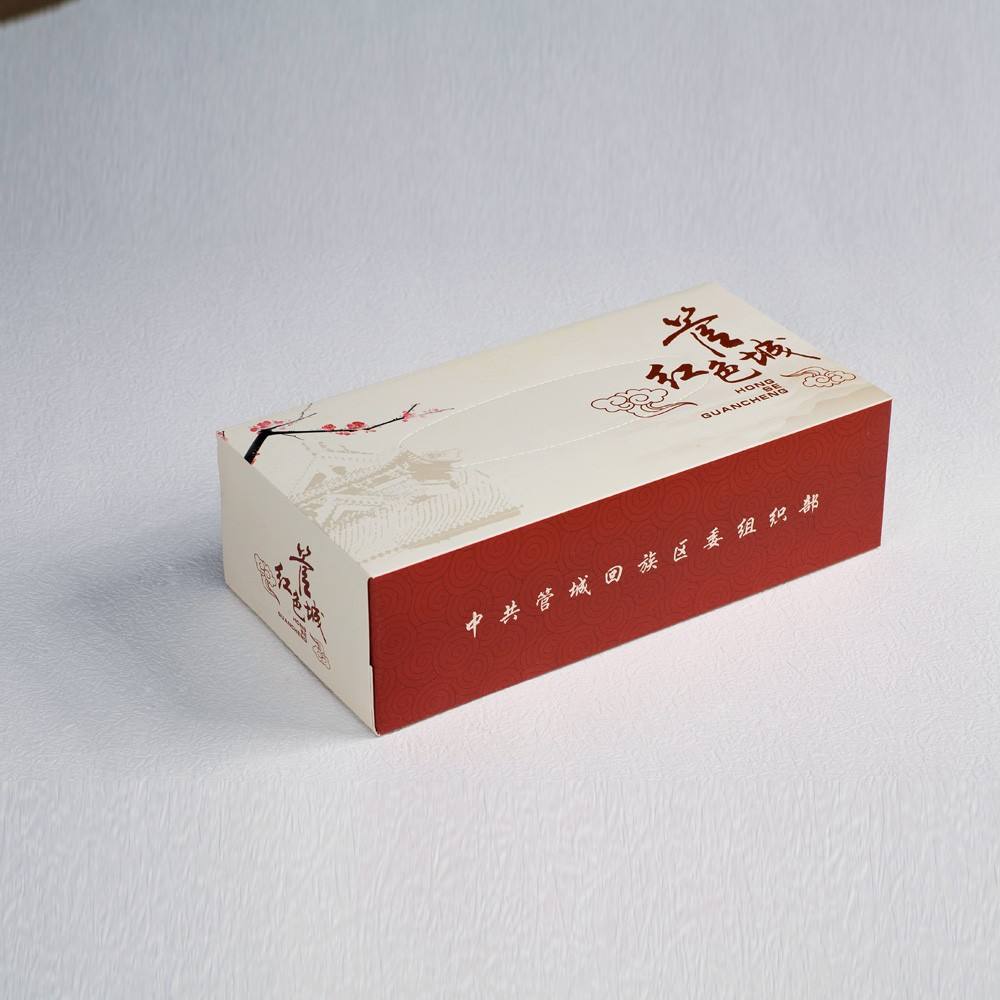 浙江厂家根据客户要求做海德堡印刷红色包装折叠纸质盒子