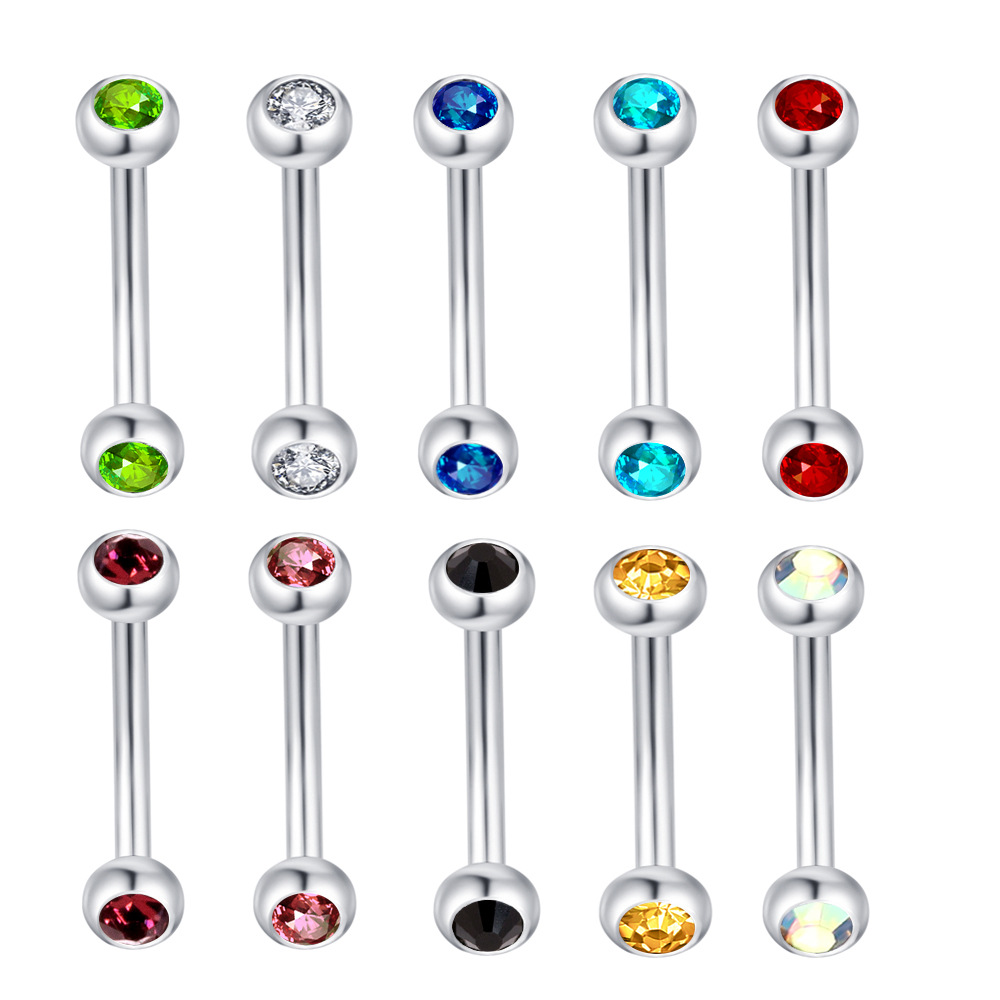 Factory Direct Sales Body Piercing Jewelry Earrings Eyebrow Nails Lip Nails Nose Nails Ear Bone Nail Piercing