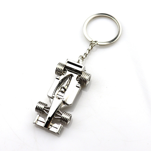 F1 racing keychain 4S auto show advertising gift keychain business gift metal keychain customization