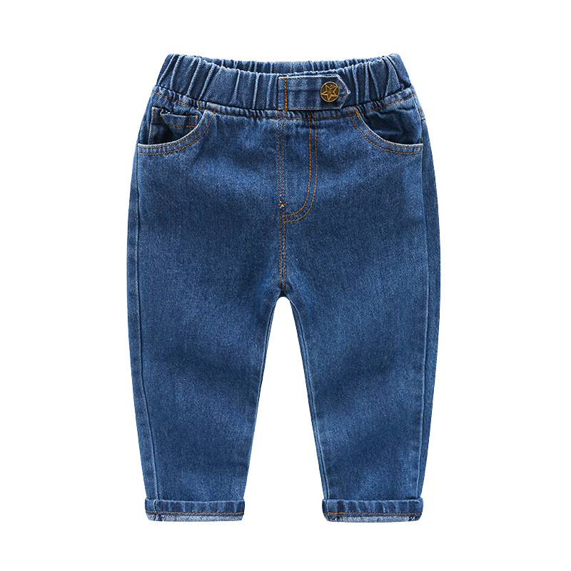 XUANMU Boys Jeans Spring Autumn New Fashion Baby all-match Foreign Style Long Pants Children's Casual Pants Trend XB082_voghion.com