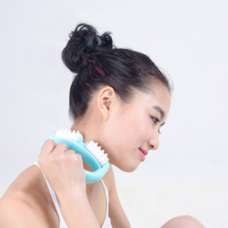T9142 Massager Plastic Manual Roller Massager Double Wheel Massager Round Handle Massager Brush T9142 Massager Plastic Manual Roller Massager Double Wheel Massager Round Handle Massager Brush