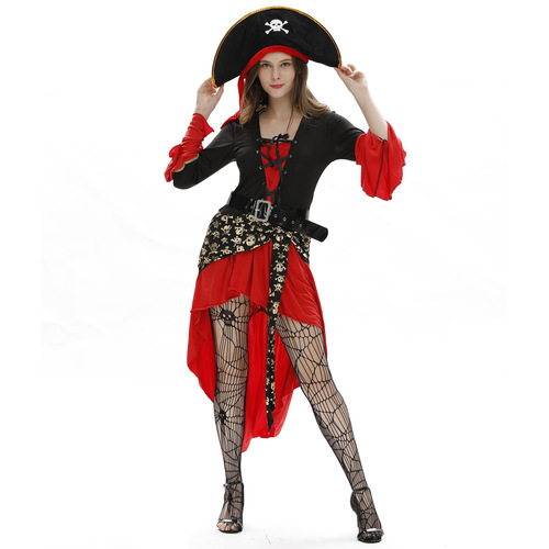 S-3XL large size European and American ladies Halloween sexy female pirate costume cosplay role play uniform