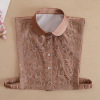 Lace false collar, shirt, autumn universal decorations, Korean style