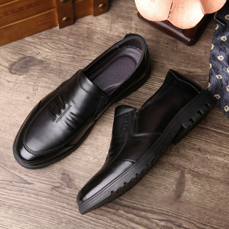 2018 новая кожаная обувь мужская повседневная обувь мужская универсальная деловая повседневная обувь фабрики прямые продажи