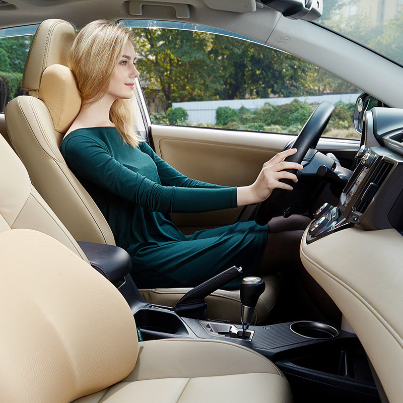 Fuente de la fábrica coche cuello almohada hueso almohada cojín de espuma de memoria reposacabezas espacio algodón regalo