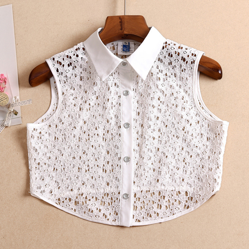 Spring New Arrival All-Match Korean Style Lace Fake Collar Women's Autumn and Winter Shirt Fake Collar Vest Sweater Decorative Collar Spring New Arrival All-Match Korean Style Lace Fake Collar Women's Autumn and Winter Shirt Fake Collar Vest Sweater Decorative Collar