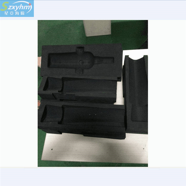 高难度精雕成型、EVA内衬植绒包装盒皮带包装内衬盒 包装材料带胶