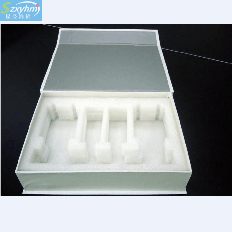 防尘减震海绵盒高硬度38低密度内衬盒加工海绵盒 茶叶配加红酒盒