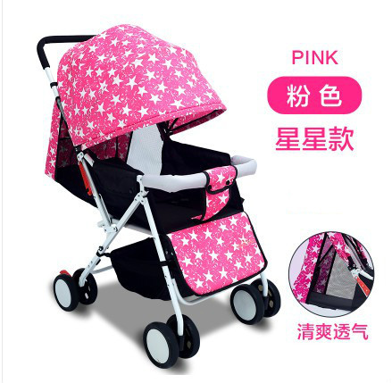 Cochecito de bebé plegable y ligero, de dos vías, cuatro ruedas, directo de fábrica, venta al por mayor.