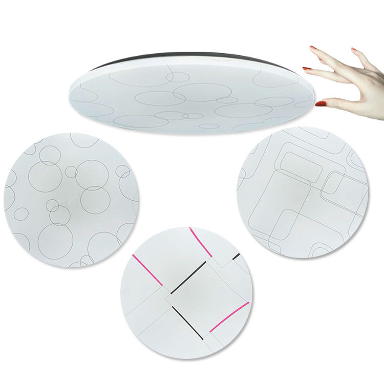 led ceiling lamp shell kit accessories modern simple acrylic round lampshade shell bedroom project Wholesale led ceiling lamp shell kit accessories modern simple acrylic round lampshade shell bedroom project Wholesale