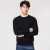 Black round neck
