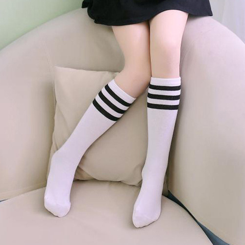 Children's knee-high socks, thin women's long socks, cotton over-the-knee baby high socks, summer boys football socks
