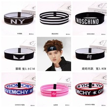 运动发带男士韩国潮人头饰韩版成人洗脸发箍头箍宽边压发窟头带女