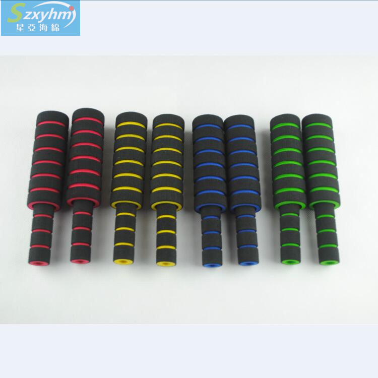 健身器材NBR橡塑手把套防滑橡塑手柄套握力器手把套防滑吸汗把套