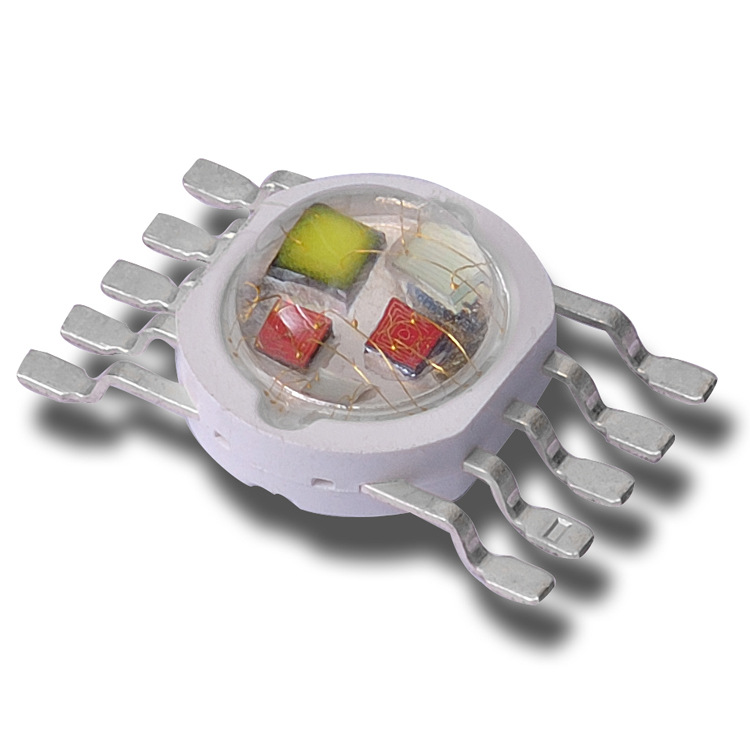����5/15W�ʹ�10�ŷ�����led���������̨�����ܵ���RGBWY��Դ
