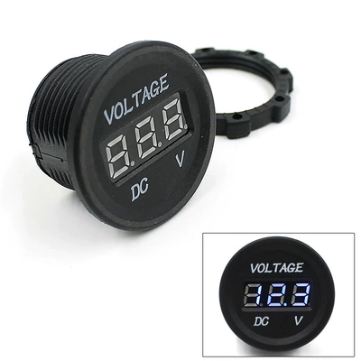 Digital Display Voltmeter Led12V-24V – automobile instrument