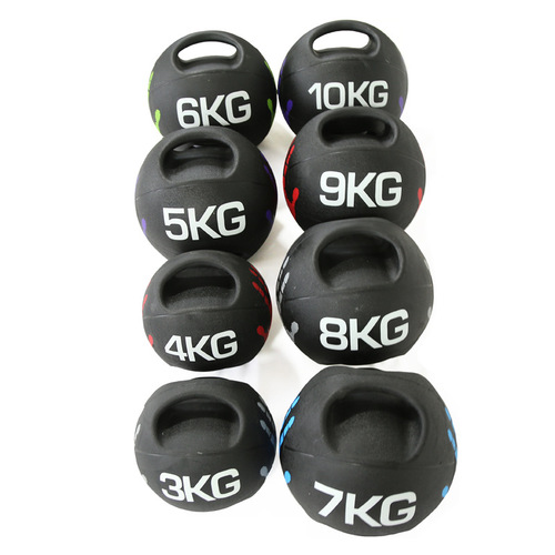 Binaural medicine ball MedicineBall rubber solid medicine ball double handle medicine ball personal training gravity ball
