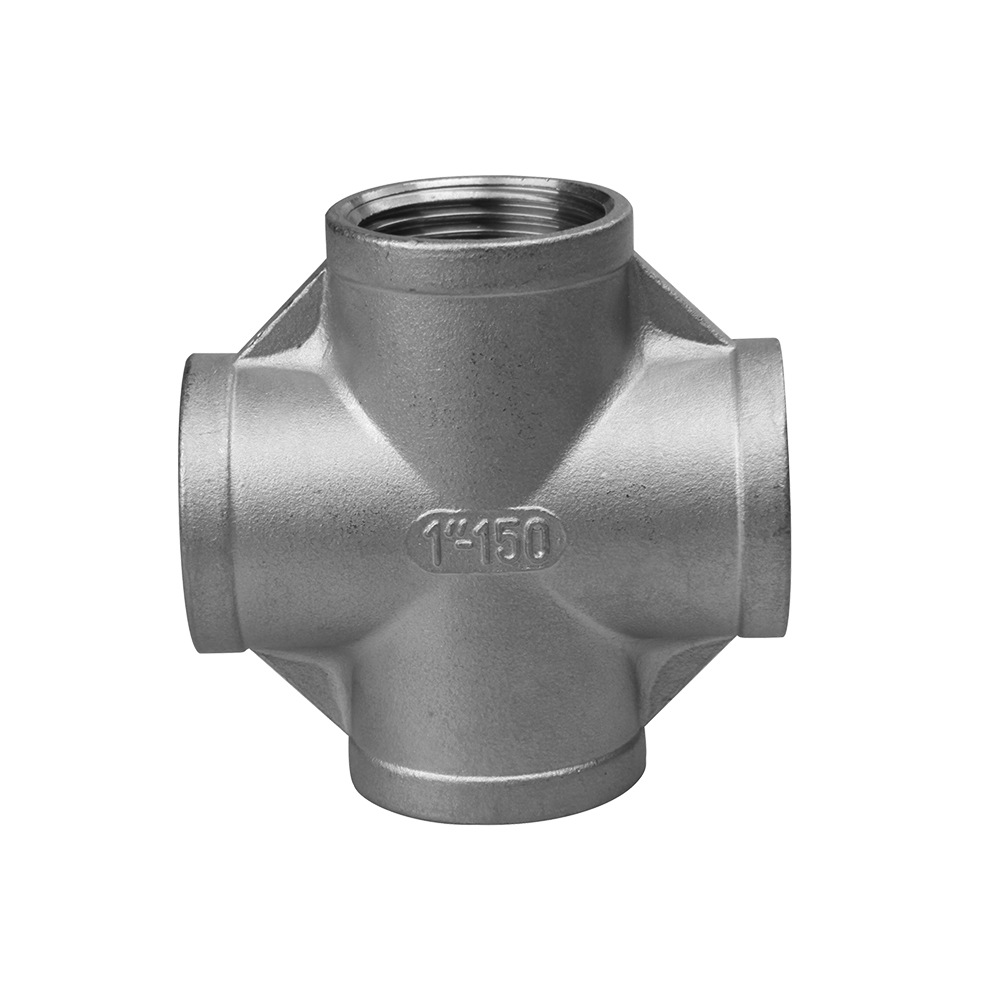 不锈钢管件四通铸造管件 四通十字通 管道配件