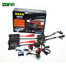 跨境专供55WHID氙气灯套装汽车前大灯改装汽车大灯H1H7H4H3