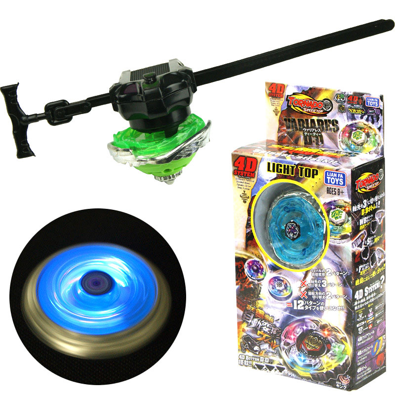 Trompo de Batalla con Tira de Aleación Luminoso, Descompresión para Juegos Infantiles