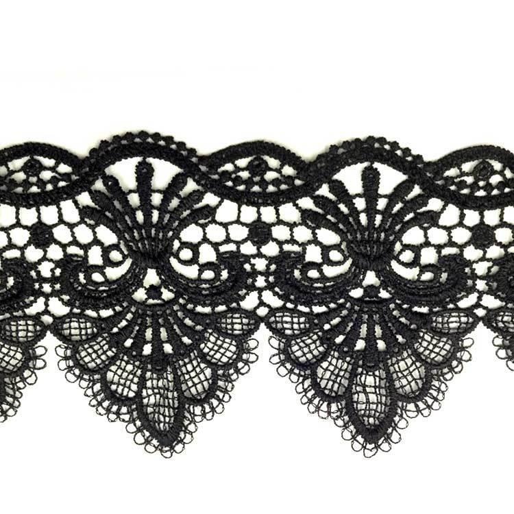 水溶 花边 蕾丝 刺绣条码 涤光丝 立体镂空 DIY花边辅料 绣花条花
