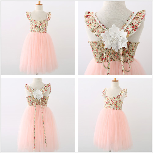 New Arrival Ins-style European & American Kids' Dress for Girls | Children's Performance Outfit | Kids' Formal Gown | Princess Tutu Wedding Dress — Drop Shipping Available