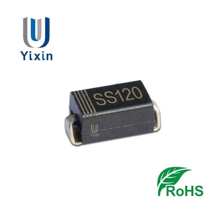 厂家直营 SS120 SMA 贴片SS1200 1A 200V DO-214AC 肖特基二极管