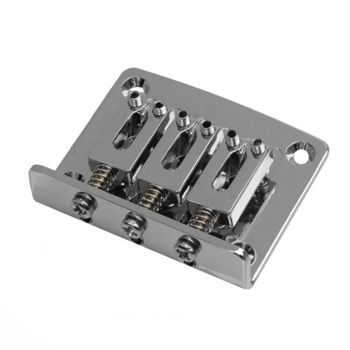 Special guitar three-string electric guitar bridge strings 3-string guitar fixed bridge tailpiece length 50MM black gold chrome