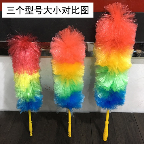 Wholesale household plastic feather duster dust duster car cleaning tool feather duster anti-static non-shedding dust brush