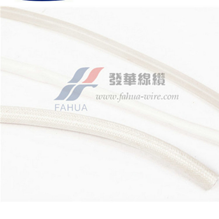 厂家批发网纹耐硅胶编织管外编织棉线硅胶软管双层套管定 制
