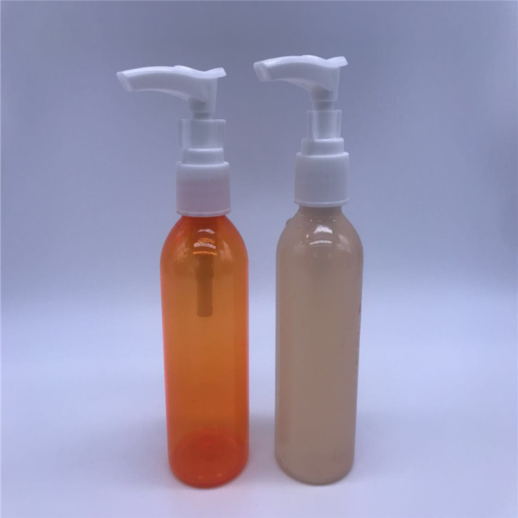 80ml 圆肩插口泵液瓶 便携旅行套装鸭嘴瓶pet塑料瓶按压瓶