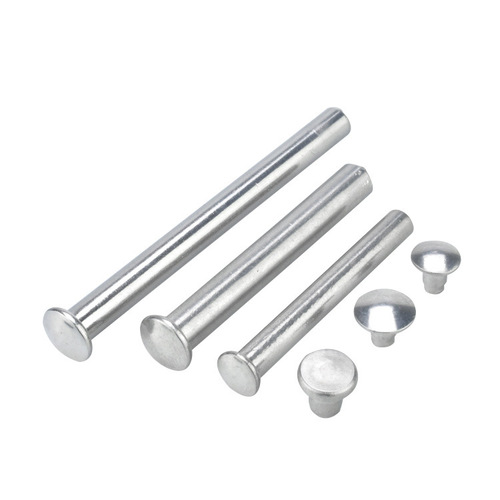 304 stainless steel flat round head tight nail M4M5 flat head nail to lock hollow mother-in-law screw rivet
