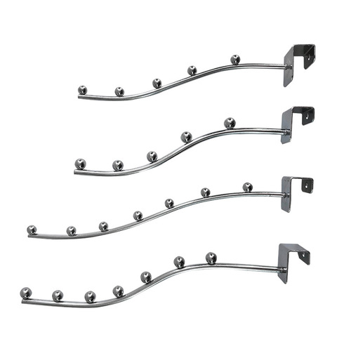 Anti-theft window seamless storage square tube with bead hooks underwear clothing hooks wall window stall shelf clothes hooks