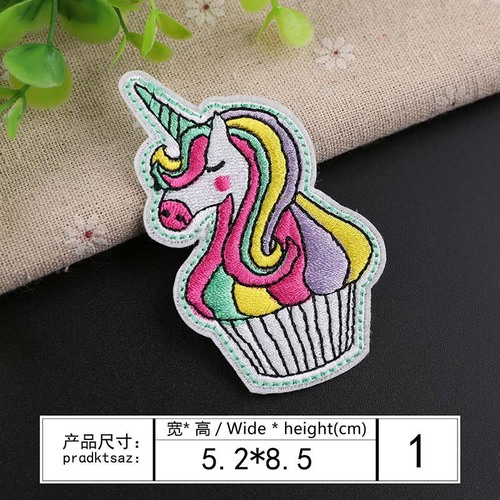 依绣电脑绣花章衣服装饰补丁贴刺绣布贴游乐园卡通绣花标可爱卡通