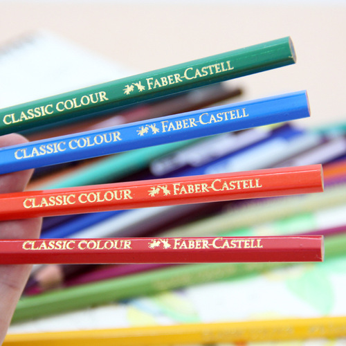 German Faber-Castell Castle 36 colors 48 colors 72 colors oil-based colored pencils red paper box colored lead graffiti pencils