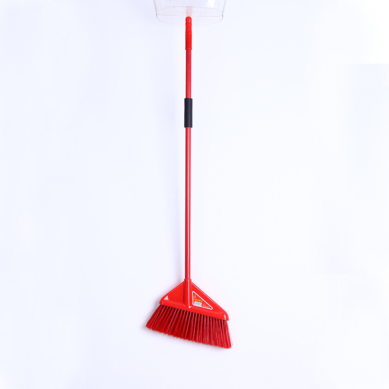 New plastic broom bristle durable floor broom lengthened broom household cleaning supplies factory direct wholesale