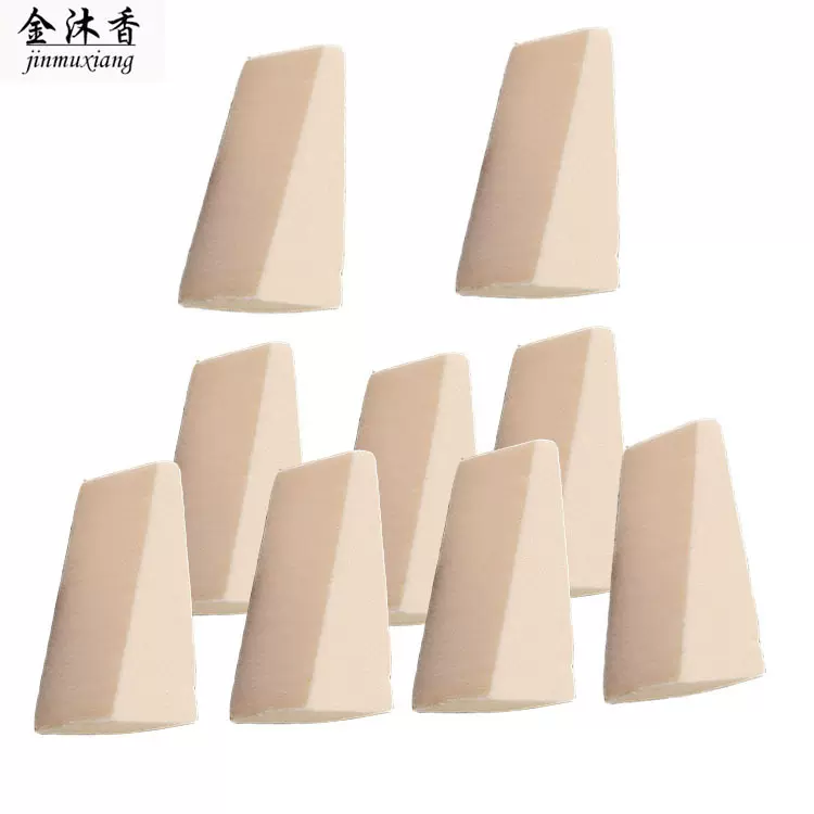 亲水性泡水变大干湿两用化妆粉扑梯形持妆遮瑕水润设计定妆