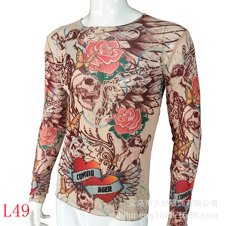 L49 skull flower