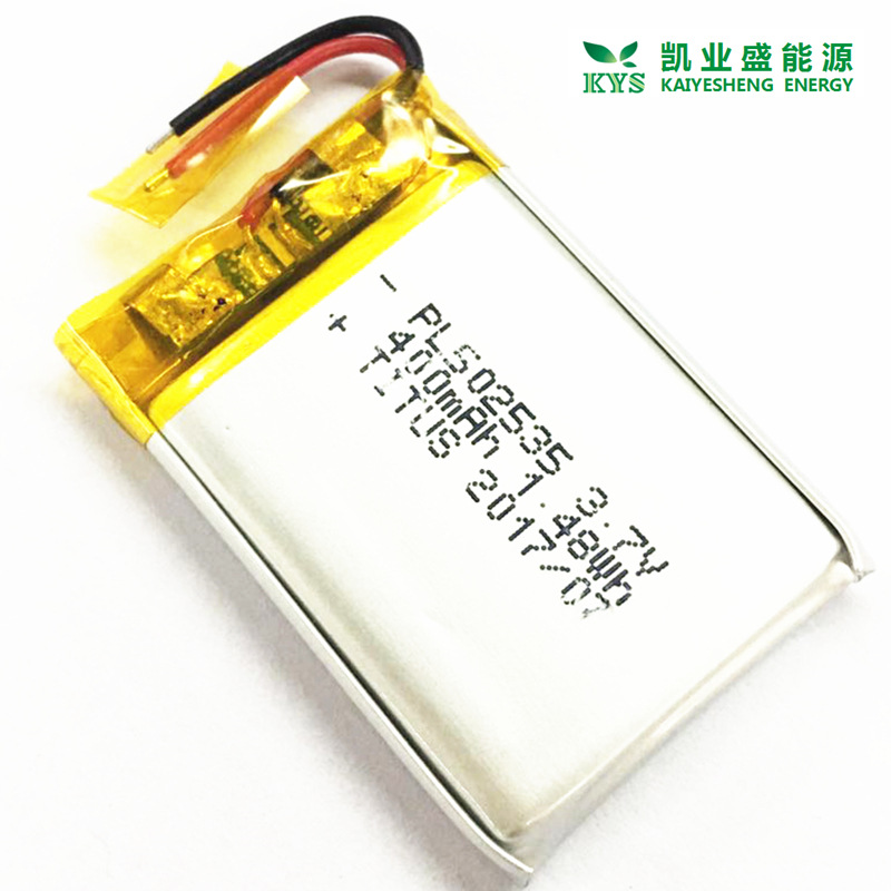 聚合物高温带UL CQC CE502535 3.7V 400mAh 552535胎压检测锂电池