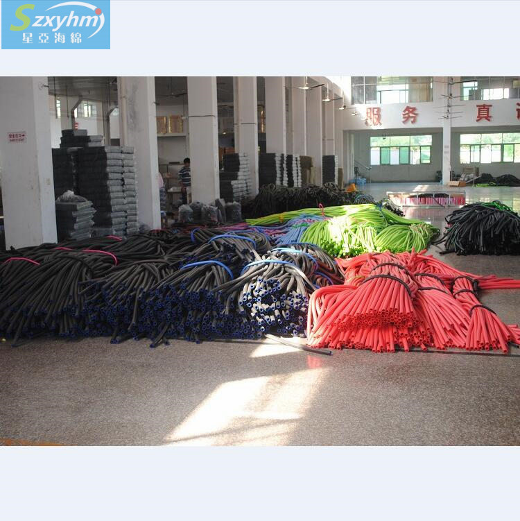 空调防腐管套 橡塑NBR海绵套 磨砂面双色海绵把套