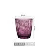 Import glossy cup, diamond crystal, set, Italy