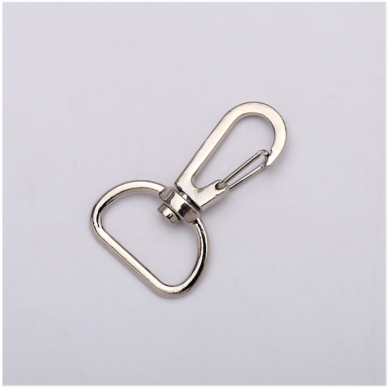 Reparación hecha a mano bolsa de cuero accesorios bolsa de hardware hebilla perro hebilla primavera llavero gancho hebilla bolsa Correa accesorios gancho hebilla