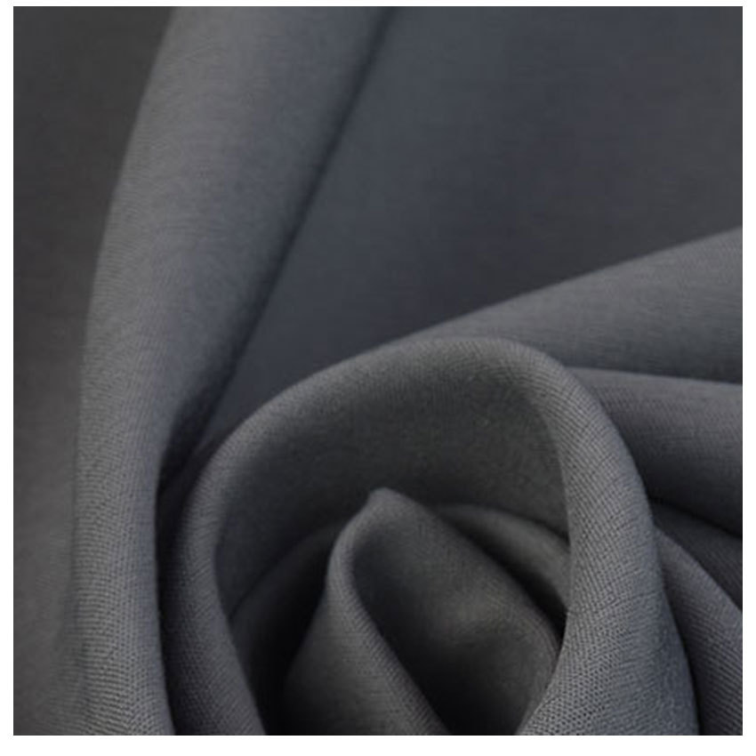 棉涤交织高弹双层布 150D+40D弹力布 双层斜纹布 灰色女打底裤料