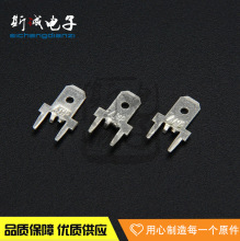 厂家供应4.8公端子价格合理定位插片防呆固定插片线路板端子