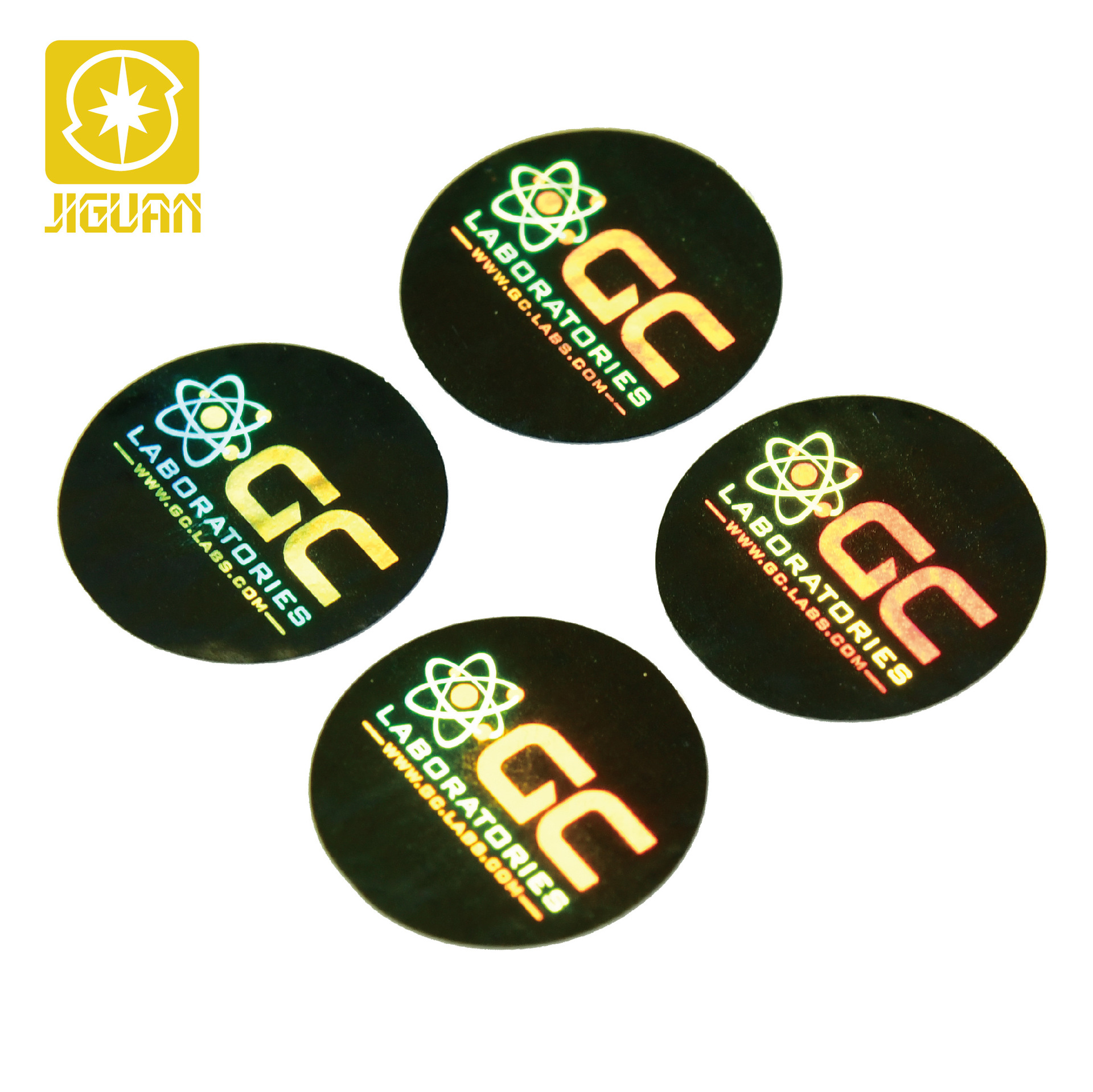 烫印防伪商标，金银镭射贴纸，激光镭射贴纸