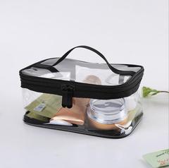 新款透明化妝品收納包pvc透明彩色防水大小號旅行洗漱包批發