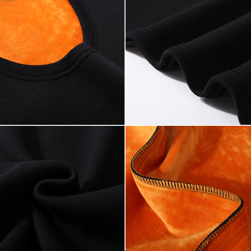 남성 열 조끼 기모 두꺼운 넓은 어깨 열 속옷 남성 조끼 둥근 목 탄성 슬림 제조 업체 도매